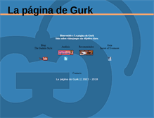 Tablet Screenshot of gurkgamer.com